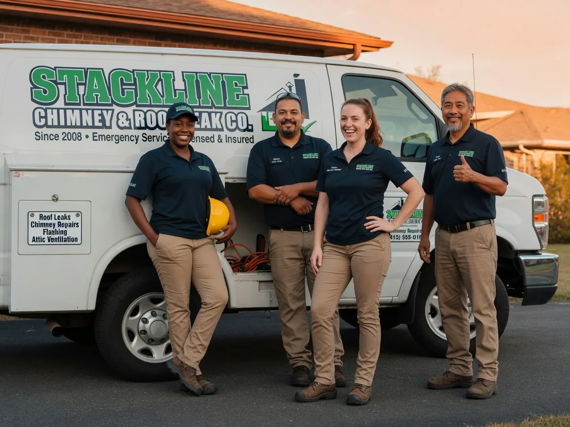 Chimney flashing repair company in Prescott, WA